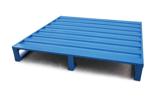 품질  Workshop 1000mm Length 3T Capacity Heavy Duty Steel Pallet 공장